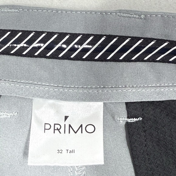 Primo Pants Mens 32 Tall Grey Jogger Performance Golf Activewear Stretch 32x30 - Picture 5 of 14